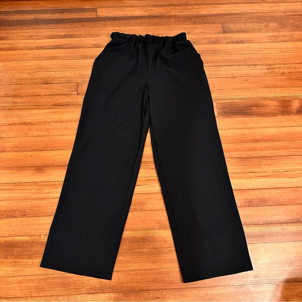 Aday slow it down pants medium wide leg black